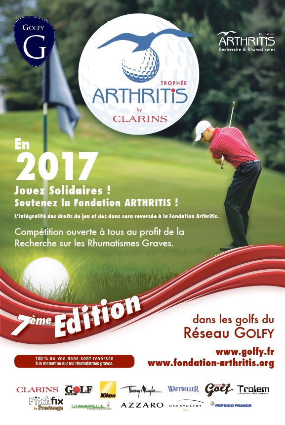 Calendrier du Trophée Arthritis by Clarins 2017