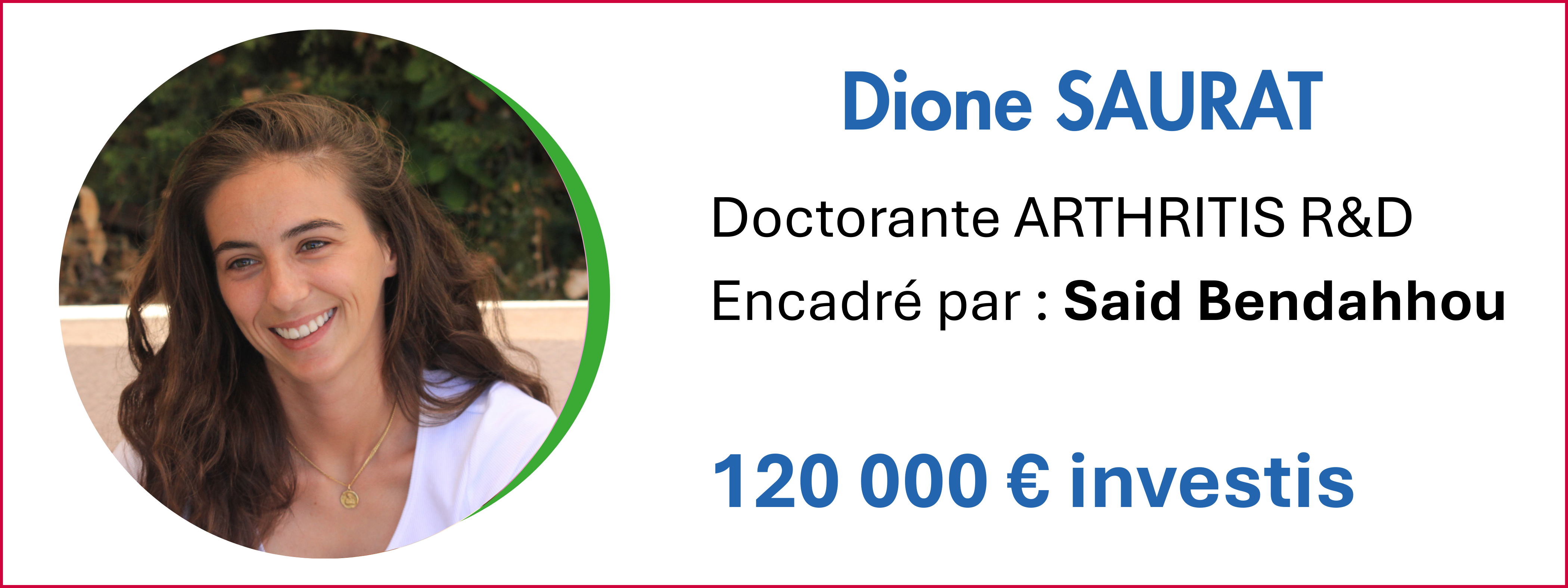 Dione SAURAT thèse Carte de visite de Dione SAURAT pour sa thèse